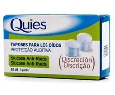 Quies Anti-noise Silicone Plugs 6 Units