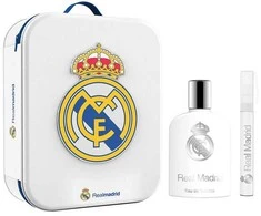 Real Madrid rinkinys vyrams (EDT, 100 ml + EDT mini 10 ml + metalinė kosmetinė)