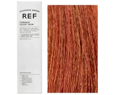 Ref Stockholm REF Permanent Colour Vegan Permanent Hair Dye 8.46 Intense Copper Raudona Light Skirtas šviesiems plaukams, 100 ml