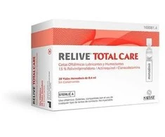 Relec "Relive Total Care" akių lašai 20 vienkartinių dozių