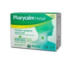 Reva Pharycalm Herbal pastilės nuo gerklės skausmo 24 tabletės