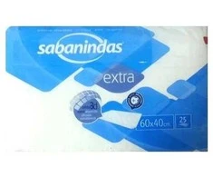 Sabanindas paklotai 60x40cm 25 vnt