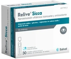 Salvat Relive Sicca sausų akių lašai 30 vnt