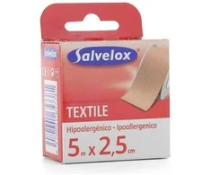 Salvelox Tekstilė Ipoalerginė 5x2,5cm