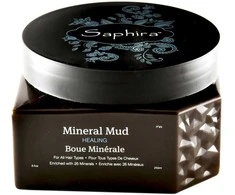 Kaukė - mineralinis purvas plaukams su Negyvosios jūros mineralais - Saphira Healing Mineral Mud, 250 ml