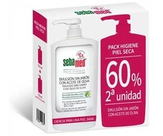 Sebamed Emulsija be muilo su alyvuogių aliejumi, 750 ml Duo