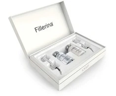 Set Duo, Labo, Fillerina 12HA Densifying Filler Grade 5, Anti-Wrinkle - Firming, Local Treatment Gel, For Face, 2 pcs, 30 ml