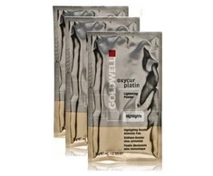 „Goldwell Oxycur Platin“ balinamųjų plaukų oksidantų miltelių rinkinys „Trio“, 3 vnt., 30 g