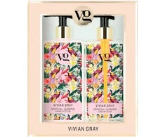 Vivian Gray Vivian Pilkas kosmetikos rinkinys Sensual Jasmine (kreminis muilas – rankų losjonas)