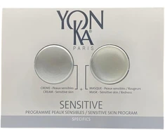 Rinkinys „YonKa“: „Sensitive Specific“ kreminė veido kaukė, 2 ml *mėginėlis + „Sensitive Specific“ kreminė veido kaukė, 1 ml *mėginėlis