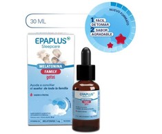 skystas maisto papildassu melatoninu "Epaplus Sleep Melatonin Family Drops" 30ml