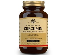 Solgar Curcumin Full Spectrum 30 kapsulių