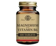 Solgar magnis su vitaminu B6 – 100 vnt