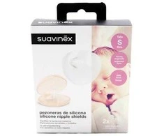 Suavinex silikoninė spenelių apsauga, dydis S 2 vnt