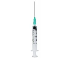 Syringe Pic 2,5ml 0,8X40mm švirkštai 100 Uvnt
