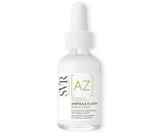 Svr Sebiaclear ampule Flash raminantis ir balansuojantis koncentratas skirtas jautriai aknės pažeistai odai 30ml (Pažeista pakuotė)