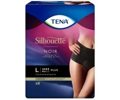"Tena Silhouette Tall" juodos kelnaitės L dydis 8vnt