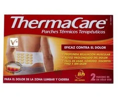 "Thermacare Heatwrapps" apatinė nugaros dalis ir klubo įtvaras 2 vienetai