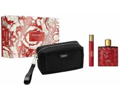 Versace Eros Flame EDP Purškiklis 100ml Set 3 Pieces