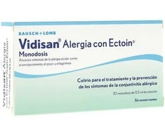 Vidisan Allergy With Ectoin Vienkartinė 20 x 0,5 ml