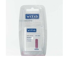 "Vitis" vaškuotas dantų siūlas su fuoridu ir mėtomis 50 mt