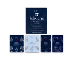 Savaitgalio rinkinys Joliderm: Joliderm, kokosų Vanduo, drėkinamoji, lakštinė kaukė veidui + Joliderm, kontūravimo kaukė, paakių kaukė + J