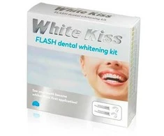White Kiss Baltas Kiss Baltas Kiss Flash Whitening dantų balinimui 2x6ml