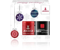 Winter Set Jessica: Professional GELeration Semi-Permanent Nagų lakas Hearts on Fire, 15 ml + Custom Colors Nagų lakas Hearts on Fire 14.8 ml