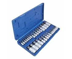 Asta Antgalių galvučių Hex 1/4" 3/8" 1/2" rinkinys 32 dalių