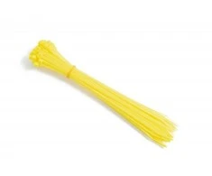 Asta Dirželiai užtraukiami tvirtinimo 5x250mm 50vnt geltoni