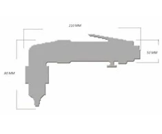 Asta Pneumatinis kampinis gręžtuvas 1.5-10mm 210mm
