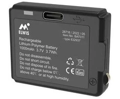 Elwis Lighting Akumuliatorius 832937 3.7V 1000mAh 3.7Wh Li-Po ELWIS BAT011