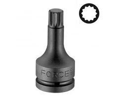 Force Dvylikakampis-galvutė smūginis Spline M18 3/4"