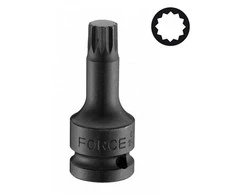 Force Dvylikakampis-galvutė smūginis Spline M10 1/2"