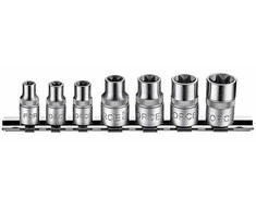 Force Galvučių Star 1/4"-3/8" rinkinys 7 dalių