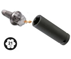 Force Galvutė ratų varžtų slapukams 21mm 1/2" MS21