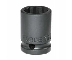 Force Galvutė smūginė trumpa 22mm 12-kampė 1/2"