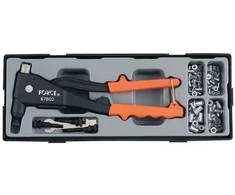 Force Kniediklis srieginėms kniedėms rinkinys 86 dalių