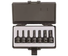 Force Šešiakampis-galvutė Hex 1/2" rinkinys 7 dalių