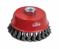 Satra Šepetys vielinis puodo tipo su sriegiu 100mm