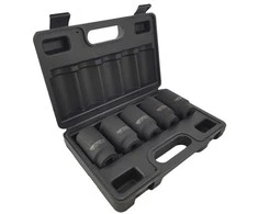 Weber Tools Galvučių specialių ilgų smūginių plonasienių 12-kampių 1/2" rinkinys 5 dalių