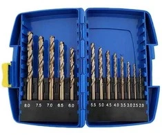 Grąžtas Weber Tools Grąžtų metalui DIN338 HSS COBALT rinkinys 13 dalių