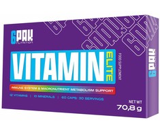 6PAK Vitamin Elite Vitaminų ir mineralų kompleksas 60 kaps.
