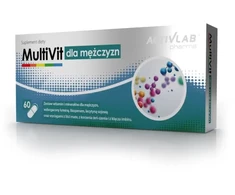 Activlab MultiVit papildai vyrams, 60 kapsulių