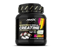 Amix™ Juodas Line Creatine Creapure® 2500mg Chewable Tabs 60 tab.