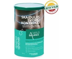 Fiber Slim Detox skaidulos svorio kontrolei 180g