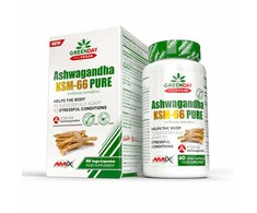 GreenDay® ProVEGAN Ashwagandha KSM-66 Pure 60 kaps.