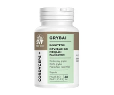 Grybai CORDYCEPS+ 60 kaps.