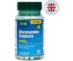 Holland &amp; Barrett Gliukozamino sulfatas 500 mg (60 kaps.)