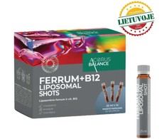 Liposomal shots FERRUM+B12, 14 vnt.